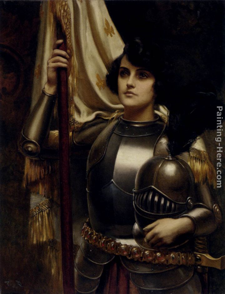 Joan of Arc painting - Harold Piffard Joan of Arc art painting